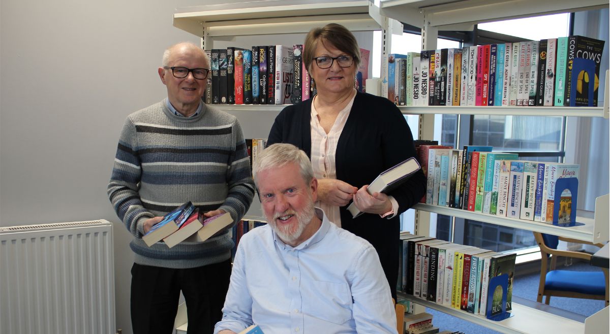 Dawson, David and Elish from the LRC team at SERC